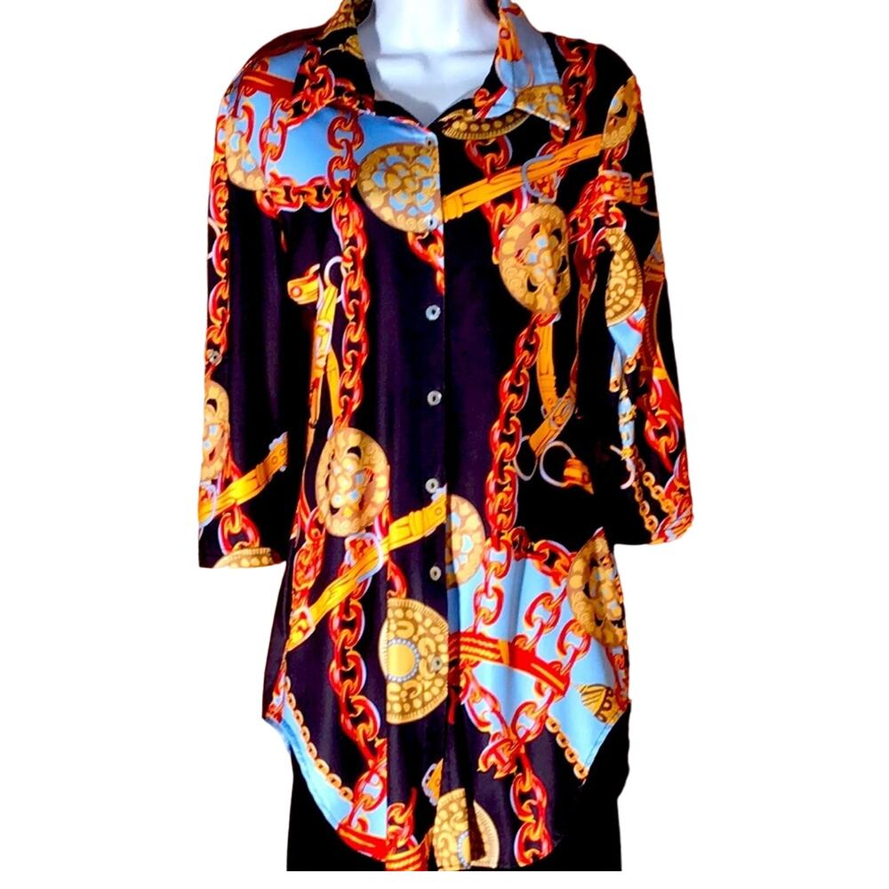 ChicMe Abstract Blouse. M